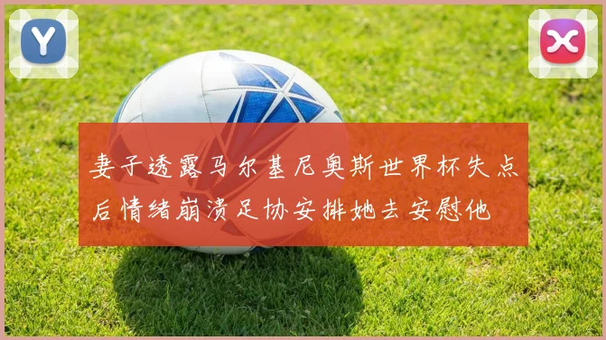 妻子透露马尔基尼奥斯世界杯失点后情绪崩溃足协安排她去安慰他